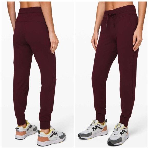 Lululemon Ready To Rulu Jogger Pants Updated Garnet Size 6 Drawstring - Picture 1 of 10
